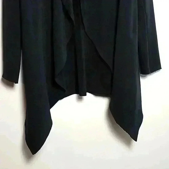BNCI by Blanc Noir Black Wrap Sweater Size Small - Picture 3 of 13